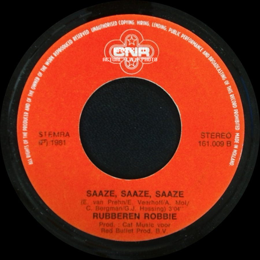 Rubberen Robbie - Saaze, Saaze, Saaze / Unknown Title B side A