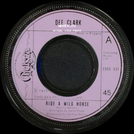 Dee Clark - Ride A Wild Horse (Part 2) / Ride A Wild Horse side B