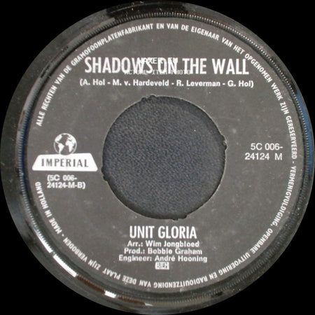 Unit Gloria - Shadows On The Wall / Our Father side A