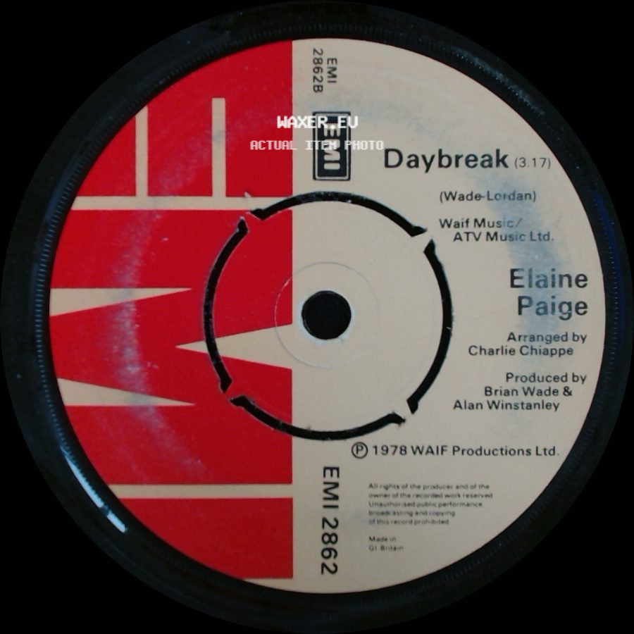 Elaine Paige - Daybreak / Don't Walk Away Till I Touch You side A
