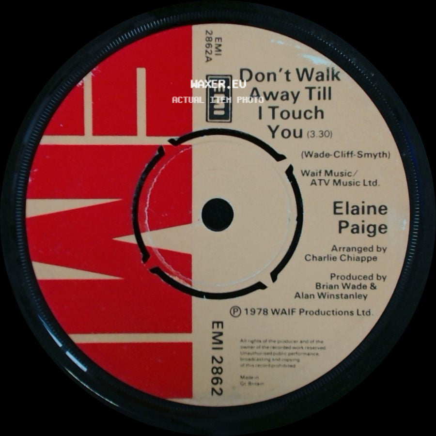 Elaine Paige - Daybreak / Don't Walk Away Till I Touch You side B