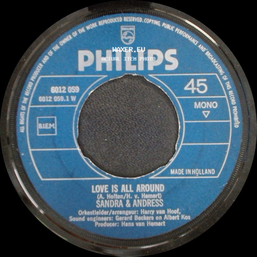 Sandra & Andress - Love Is All Around / You Got Soul side A