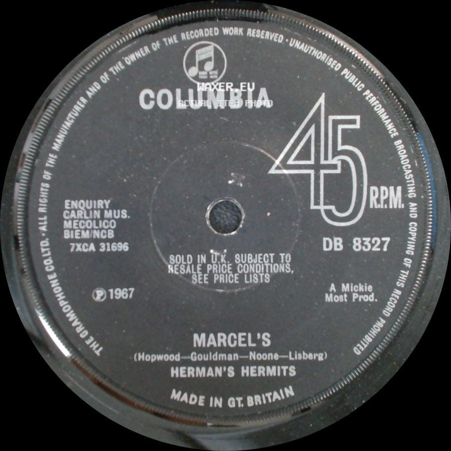 Herman's Hermits - Marcel's / I Can Take Or Leave Your Loving side A