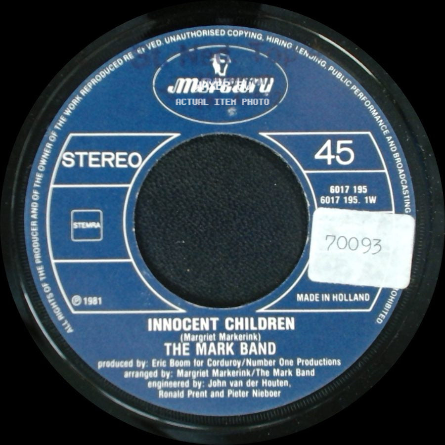 The Mark Band - View / Innocent Children side B