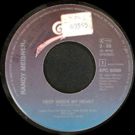 Randy Meisner - I Need You Bad / Deep Inside My Heart side B