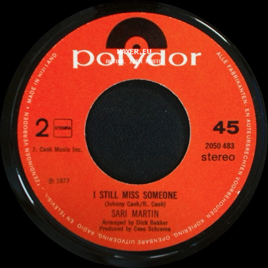 Sari Martin - I Still Miss Someone / No Other Love side A