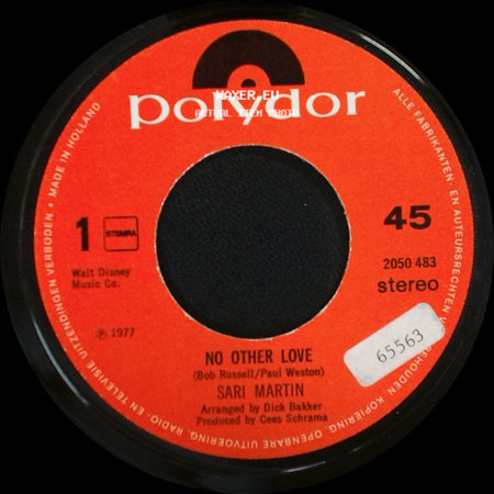 Sari Martin - I Still Miss Someone / No Other Love side B