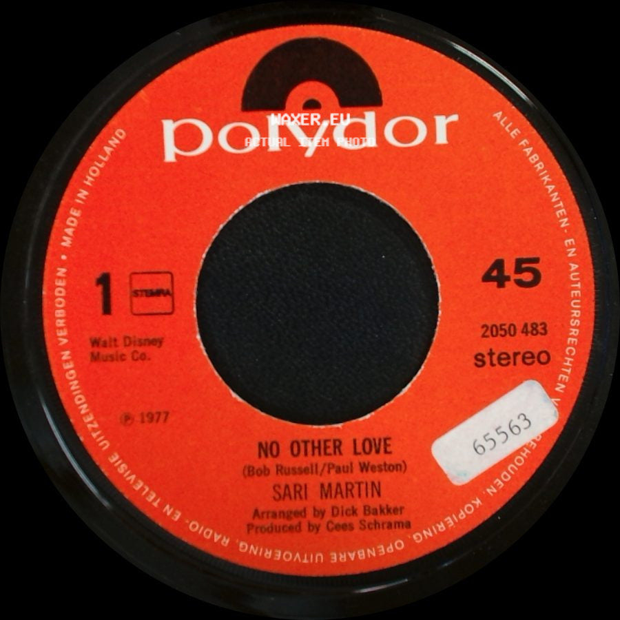 Sari Martin - I Still Miss Someone / No Other Love side B