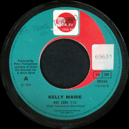Kelly Marie - Take Me To Paradise / Hot Love side B