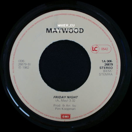 Maywood - Friday Night / I Believe In Love side A