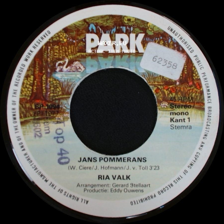 Ria Valk - Jans Pommerans / Bami Goreng side A