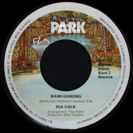 Ria Valk - Jans Pommerans / Bami Goreng side B