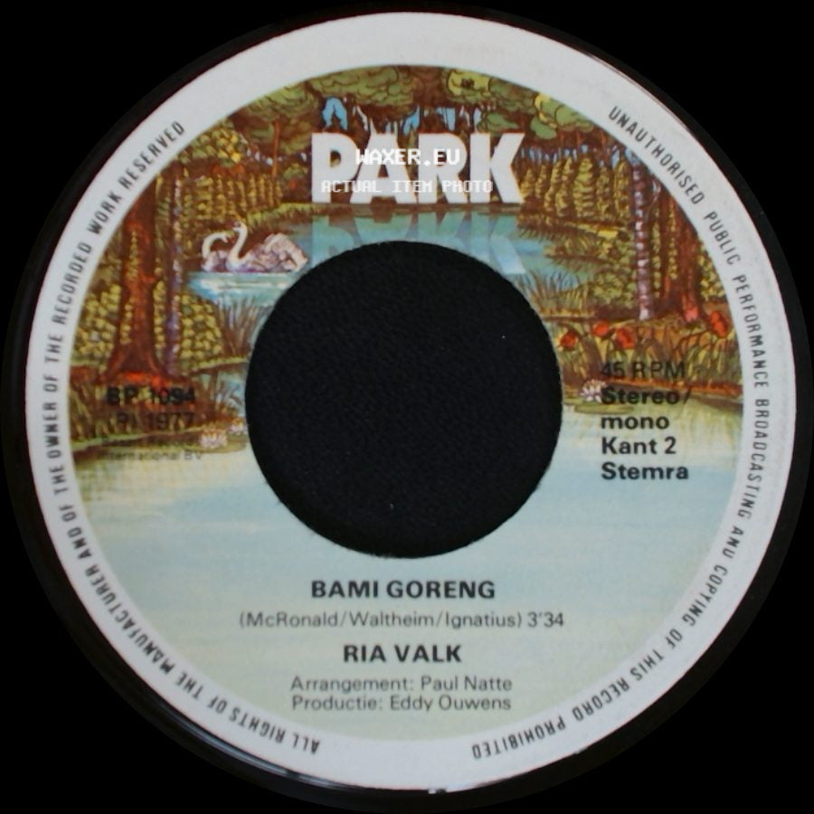 Ria Valk - Jans Pommerans / Bami Goreng side B