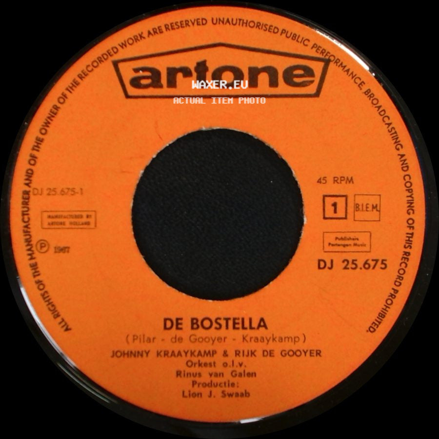 Johnny Kraaykamp & Rijk De Gooyer - De Bostella / Bij Merie In De Saloon side A