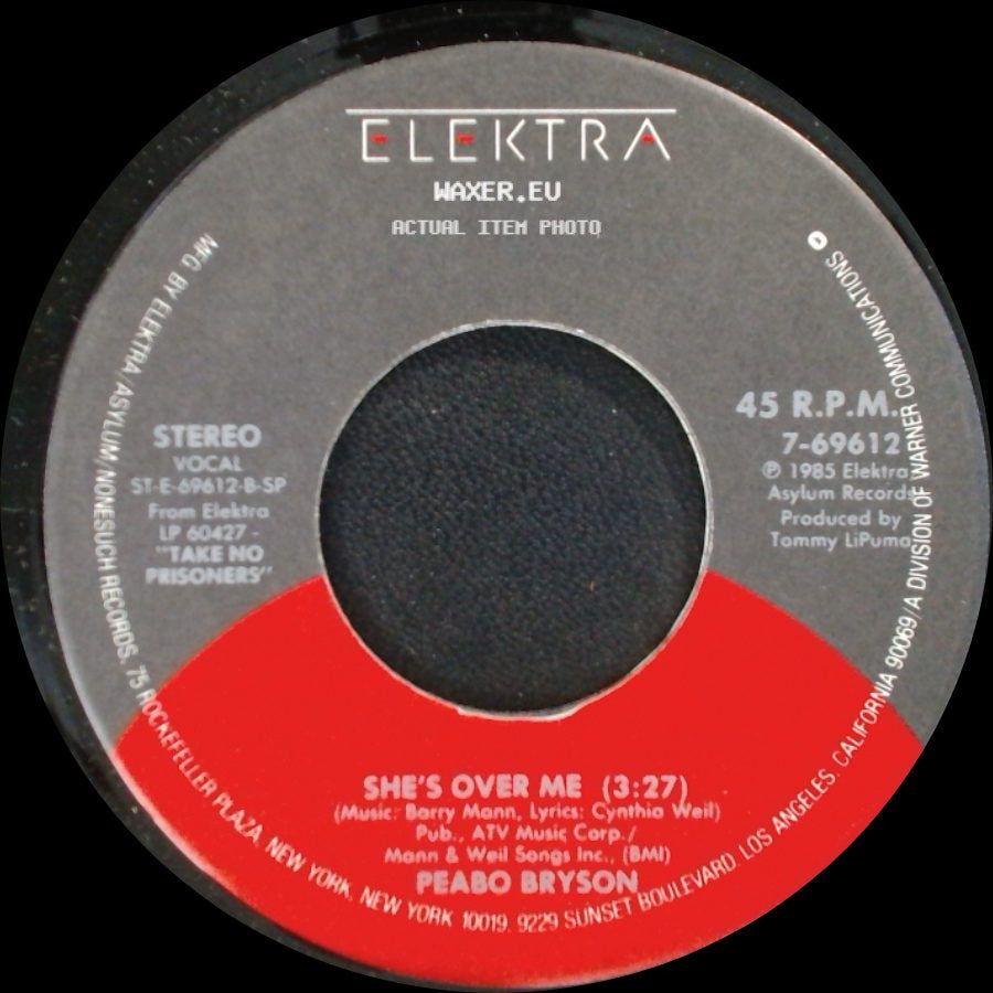 Peabo Bryson - She's Over Me / There's Nothin' Out There side A