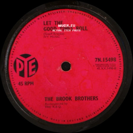 The Brook Brothers - Trouble Is My Middle Name / Let The Good Times Roll side B