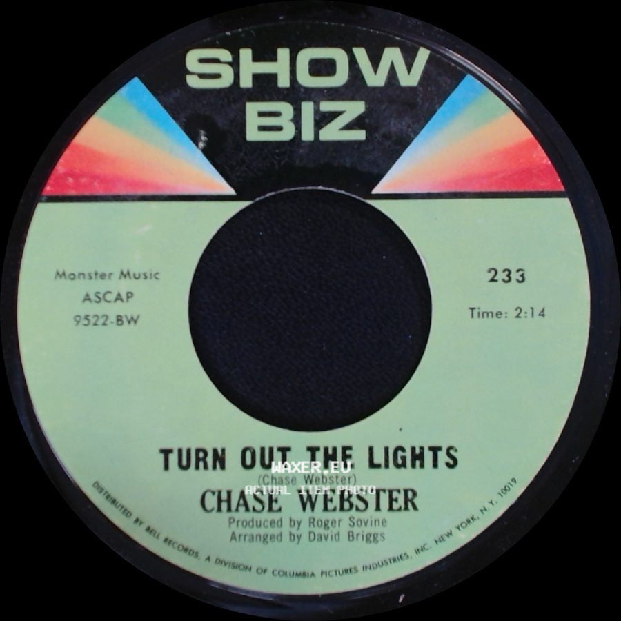 Chase Webster - Moody River / Turn Out The Lights side B