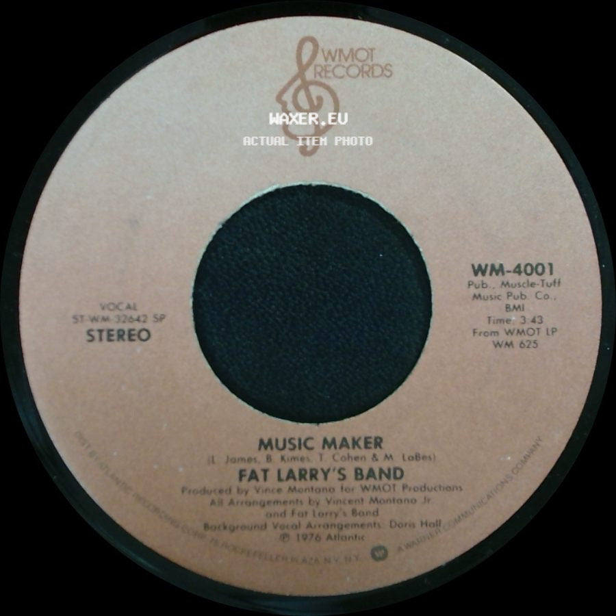 Fat Larry's Band - Music Maker / Center City side A
