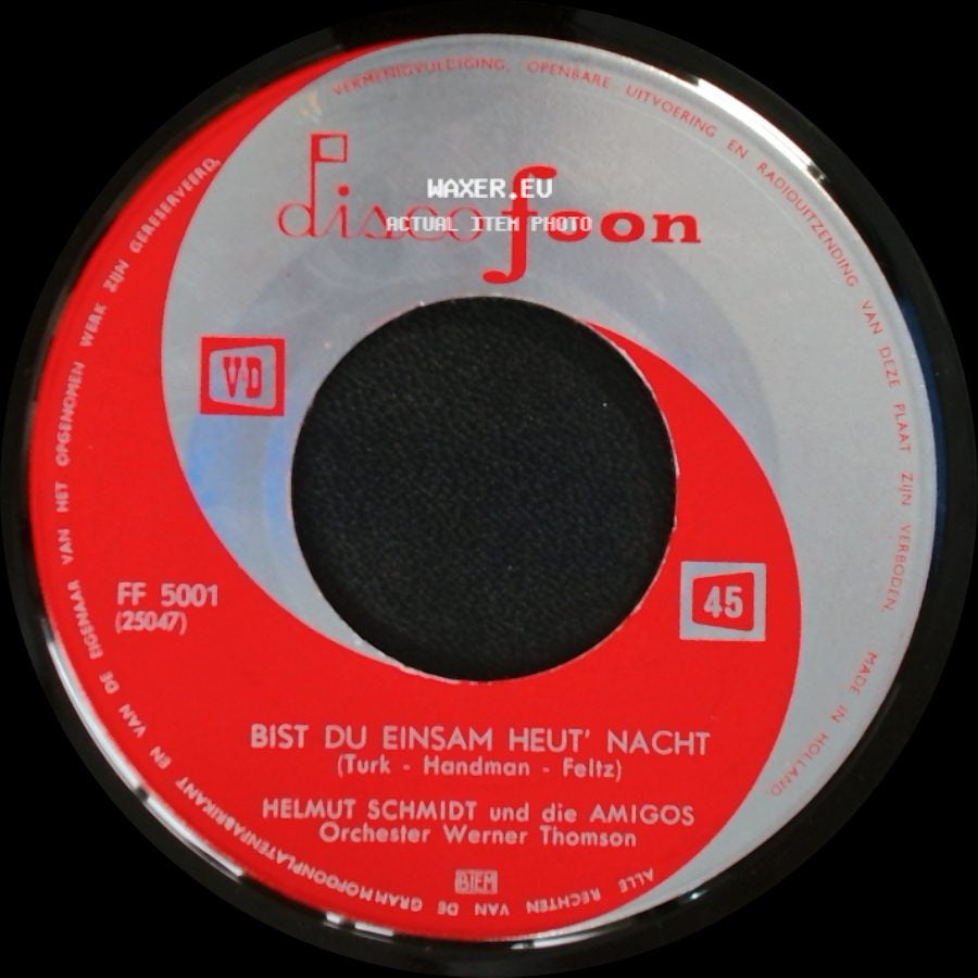 Andreas Werner Und Die Rivieras / Helmut Schmidt Und Die Amigos - Weit Ist Der Weg / Bist Du Einsam Heut' Nacht side B