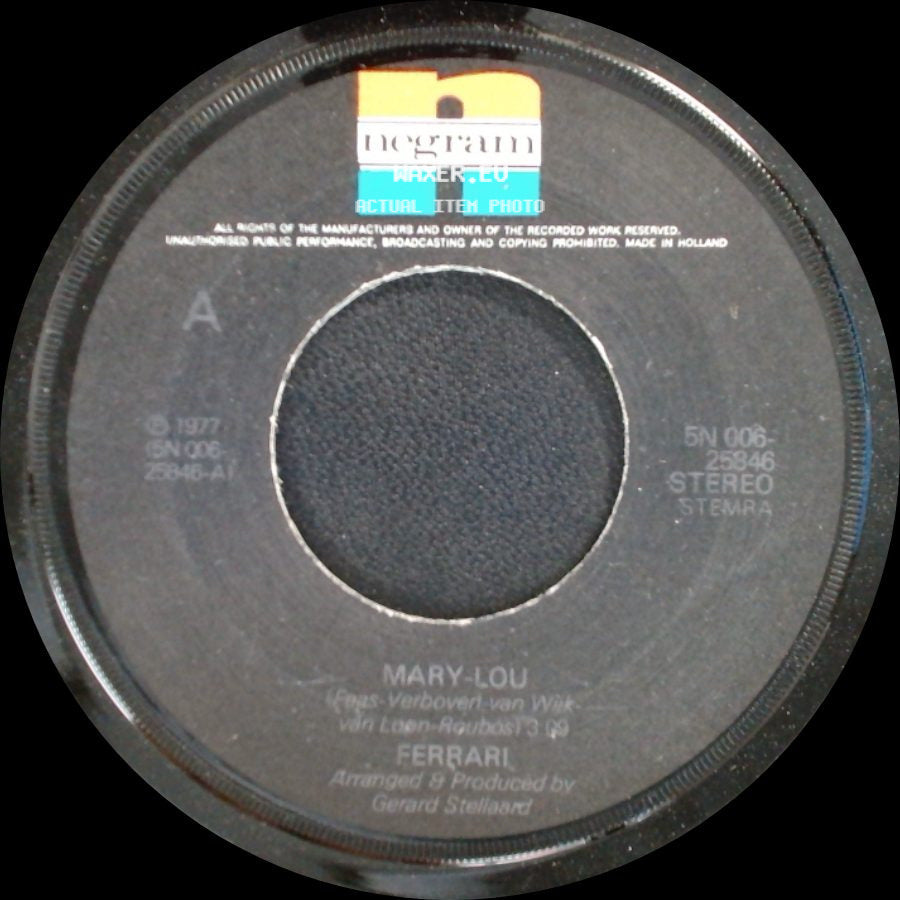 Ferrari - Mary-Lou / Why side A