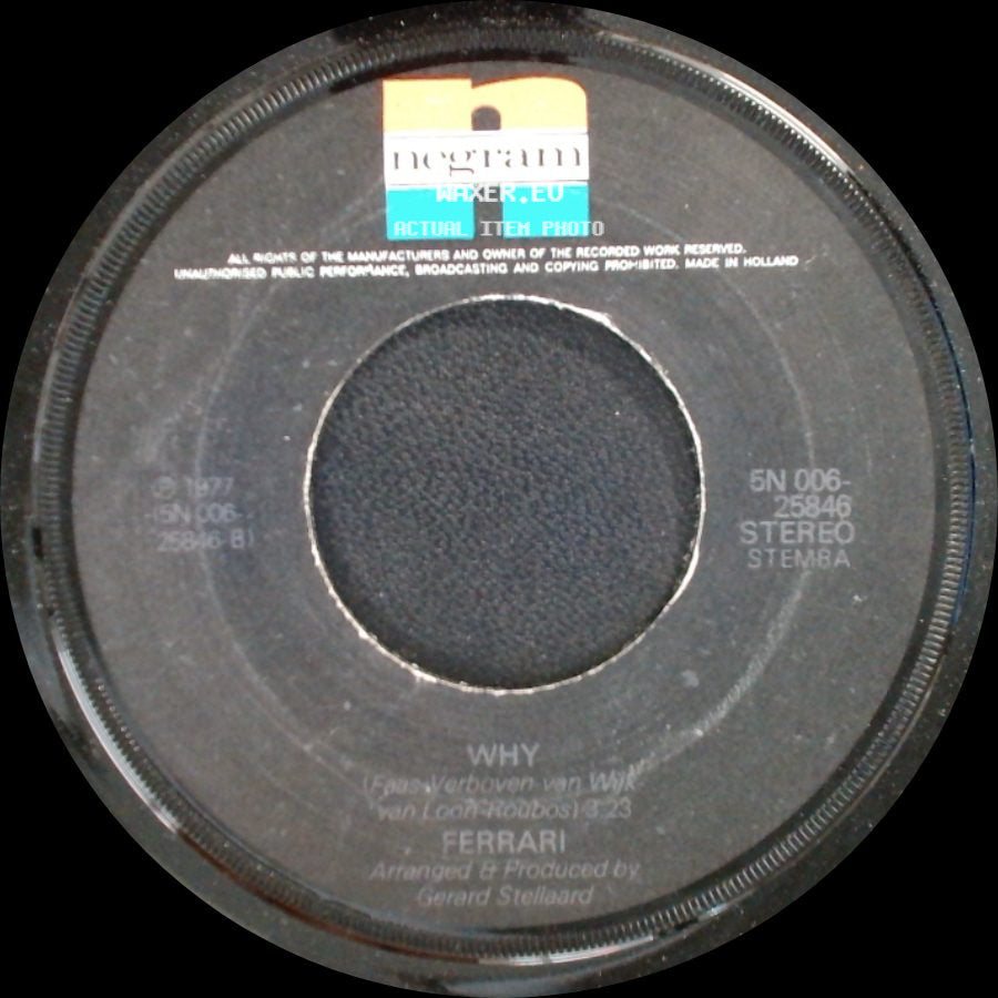 Ferrari - Mary-Lou / Why side B