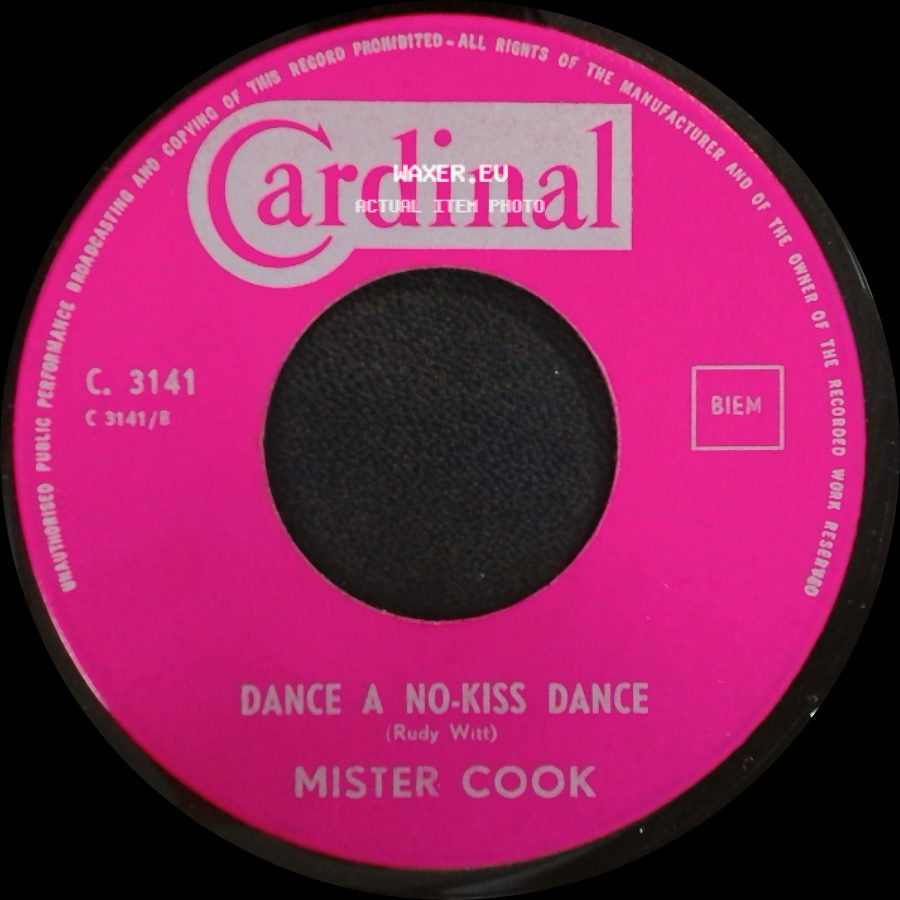 Mister Cook - Dance A No-Kiss Dance / Toedeliedeloede side A