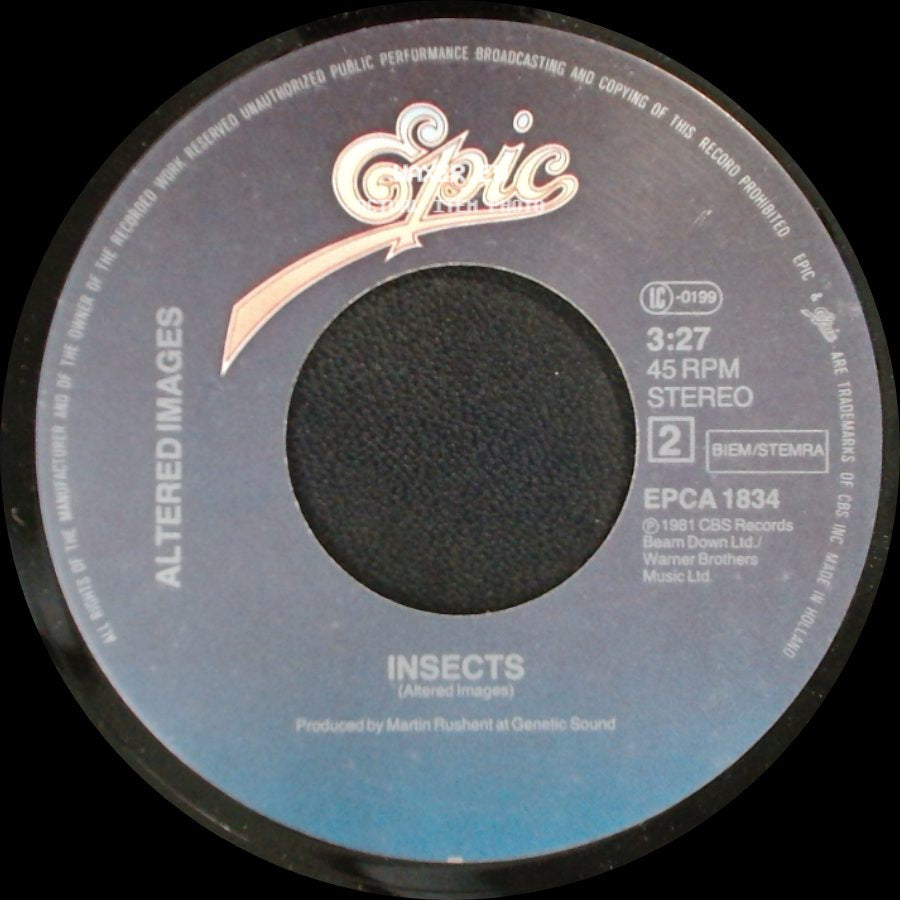 Altered Images - Insects / I Could Be Happy side A