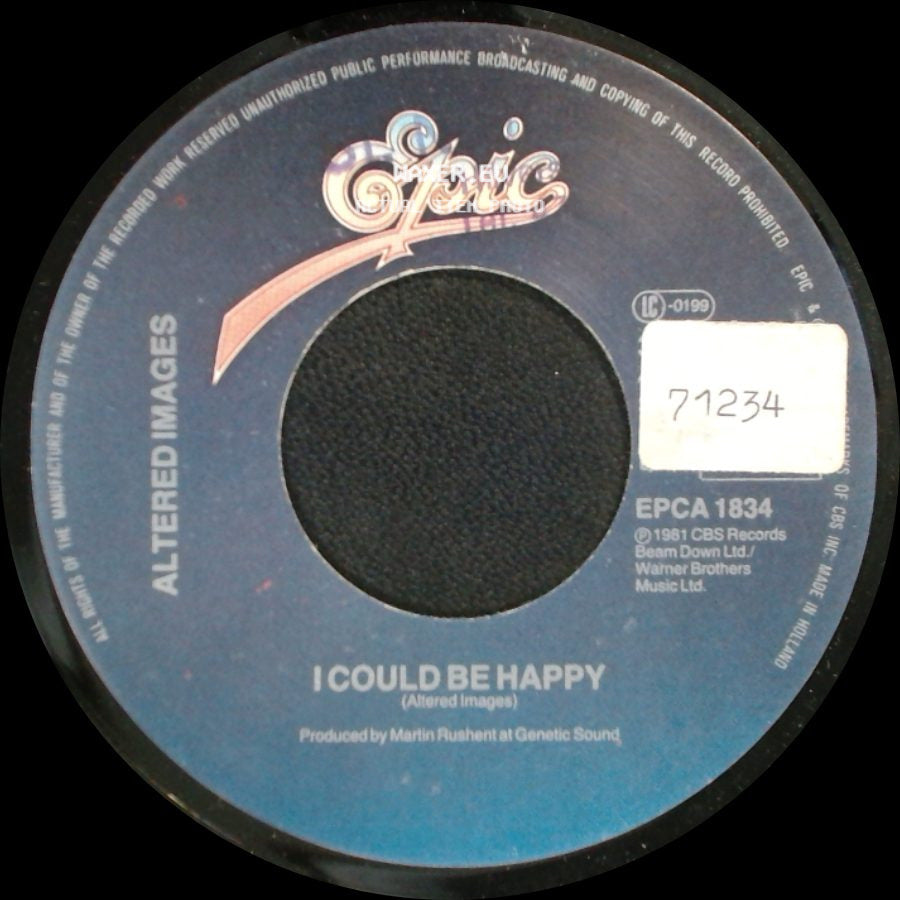 Altered Images - Insects / I Could Be Happy side B