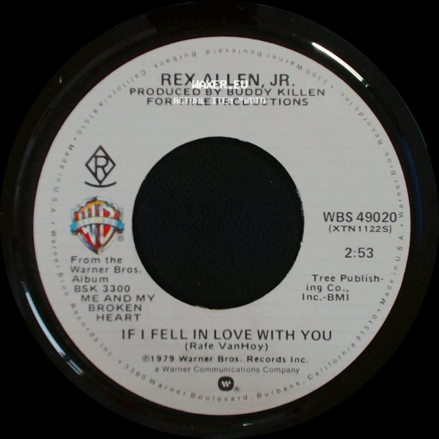 Rex Allen, Jr. - If I Fell In Love With You / Pick Up The Pieces side A