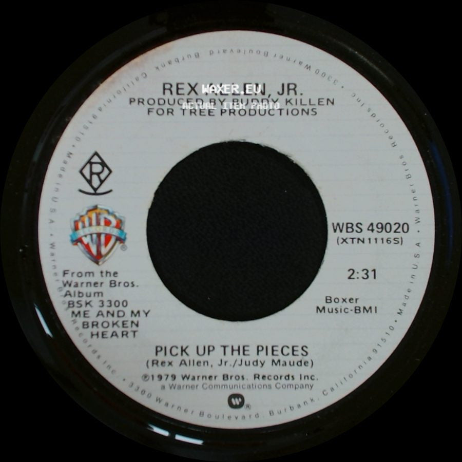 Rex Allen, Jr. - If I Fell In Love With You / Pick Up The Pieces side B