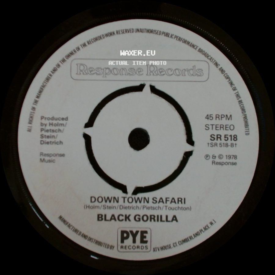 Black Gorilla - Soul Dancer / Down Town Safari side B