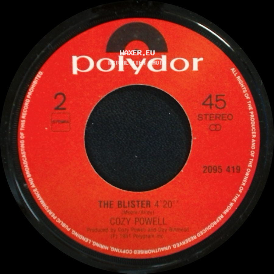 Cozy Powell - The Blister / The Right Side side A