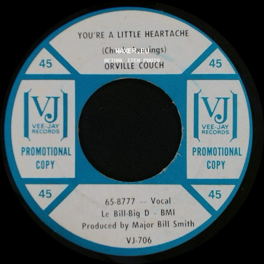 Orville Couch - You're A Little Heartache / Color Me Gone side A