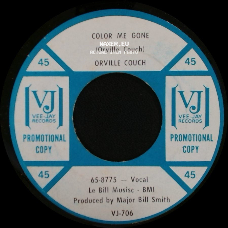 Orville Couch - You're A Little Heartache / Color Me Gone side B