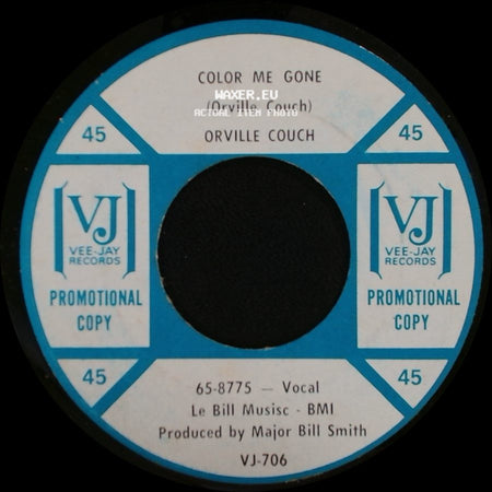 Orville Couch - You're A Little Heartache / Color Me Gone side B
