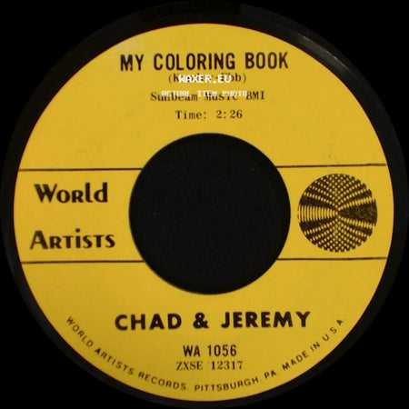 Chad & Jeremy - My Coloring Book / From A Window side A