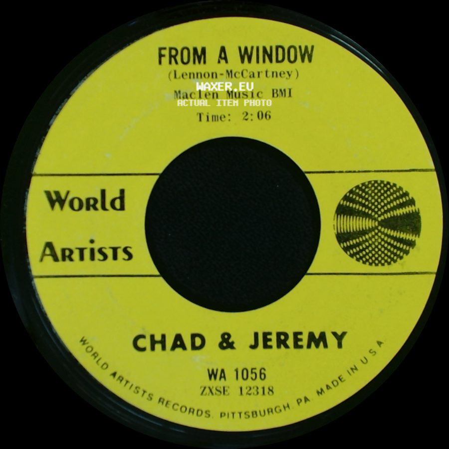 Chad & Jeremy - My Coloring Book / From A Window side B