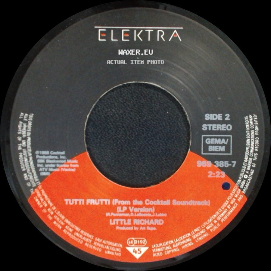 The Beach Boys / Little Richard - Kokomo (From The Cocktail Soundtrack) (Lp Version) / Tutti Frutti (From The Cocktail Soundtrack) (Lp Version) side B