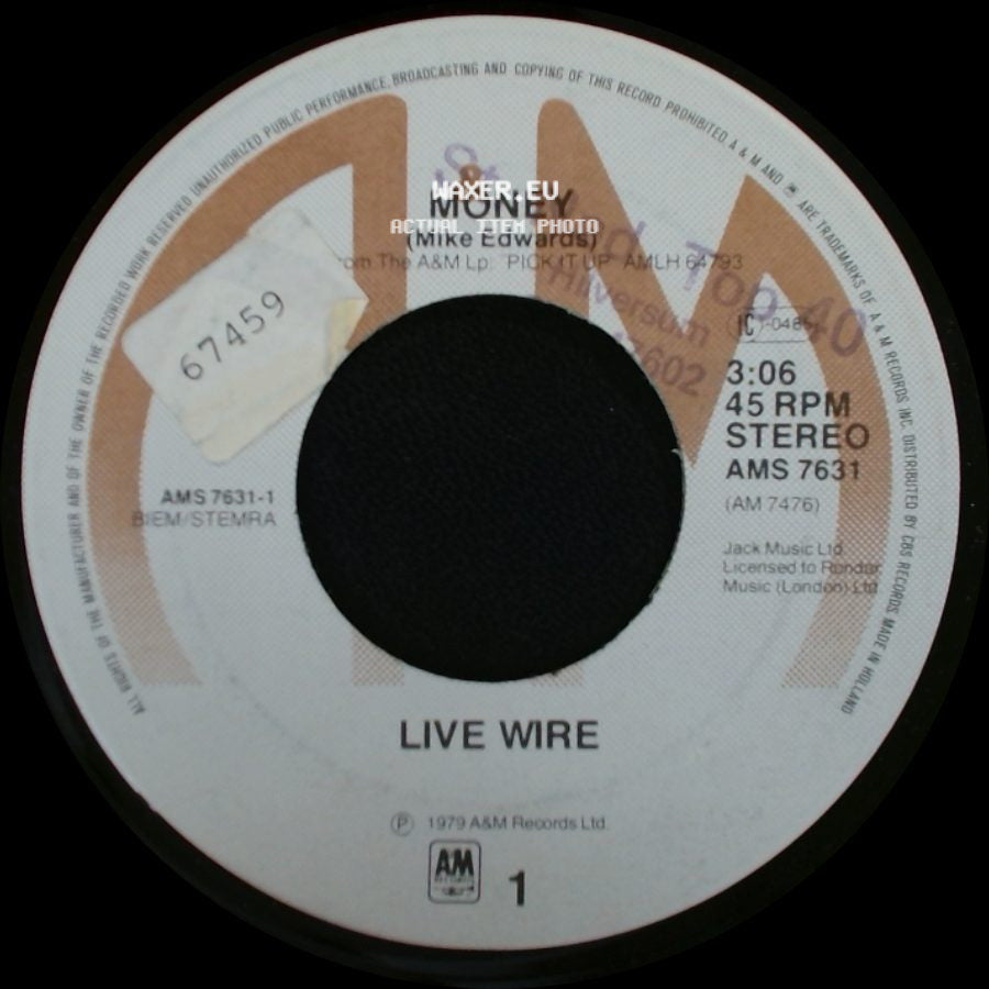 Live Wire - Money / Hey Good Looking side A