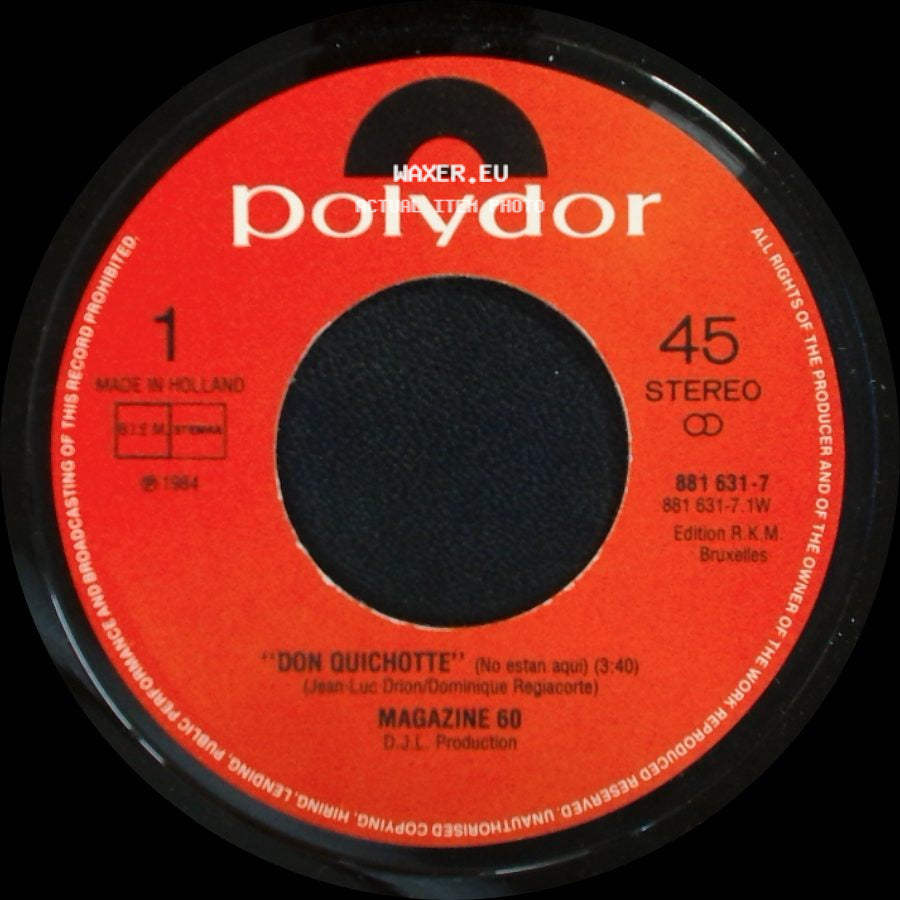 Magazine 60 - Circonvolution / Don Quichotte (No Estan Aqui) side B
