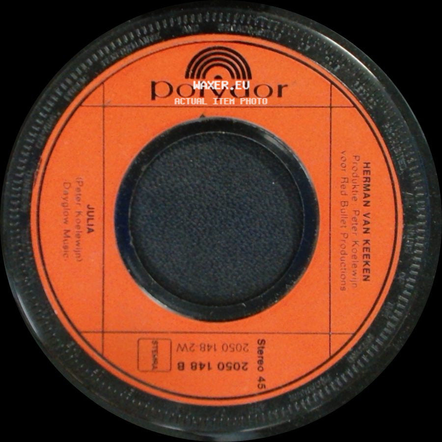Herman Van Keeken - Pappie Loop Toch Niet Zo Snel (Daddy Don't You Walk So Fast) / Julia side B