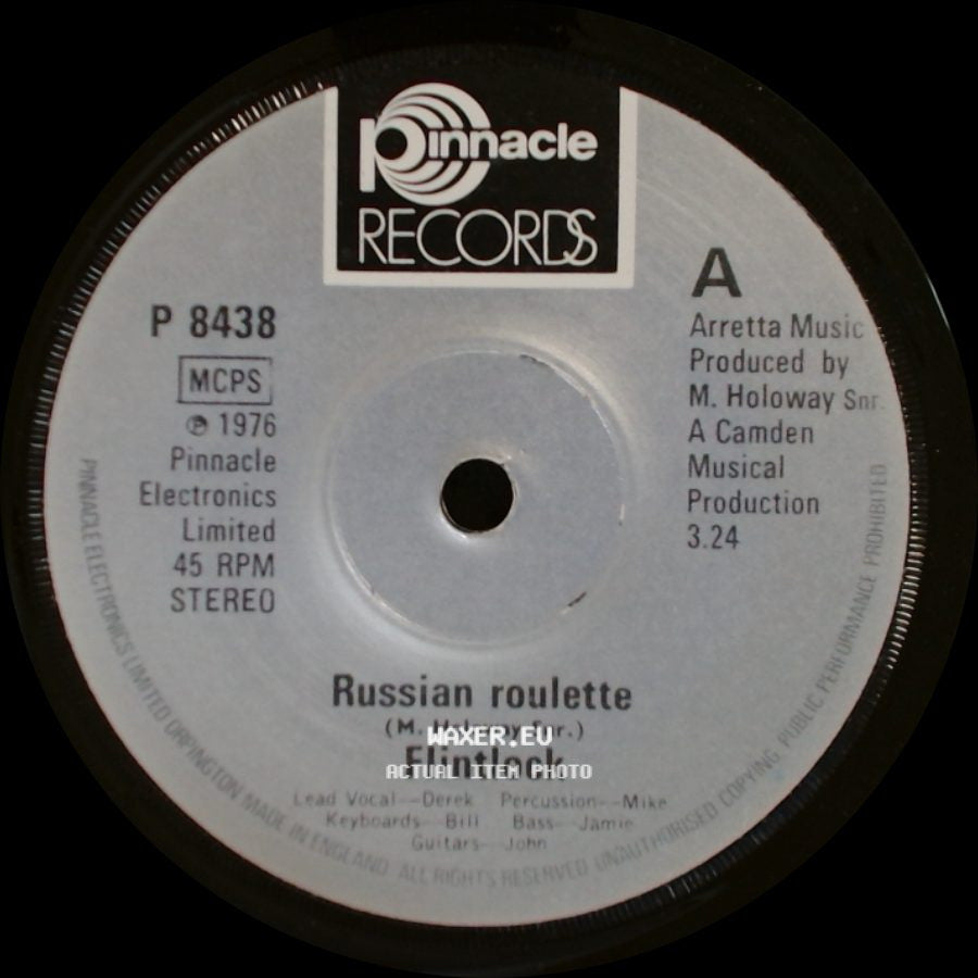 Flintlock - Saddle My Horse / Russian Roulette side B