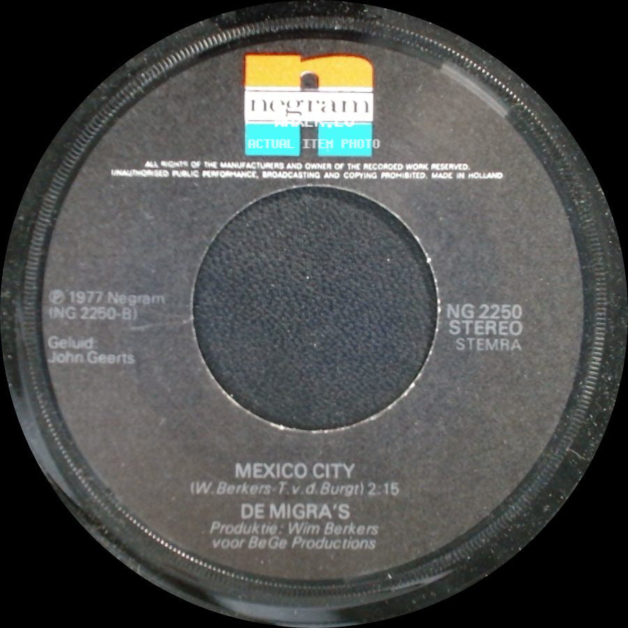 De Migra's - Mexico City / Purperen Heide side A