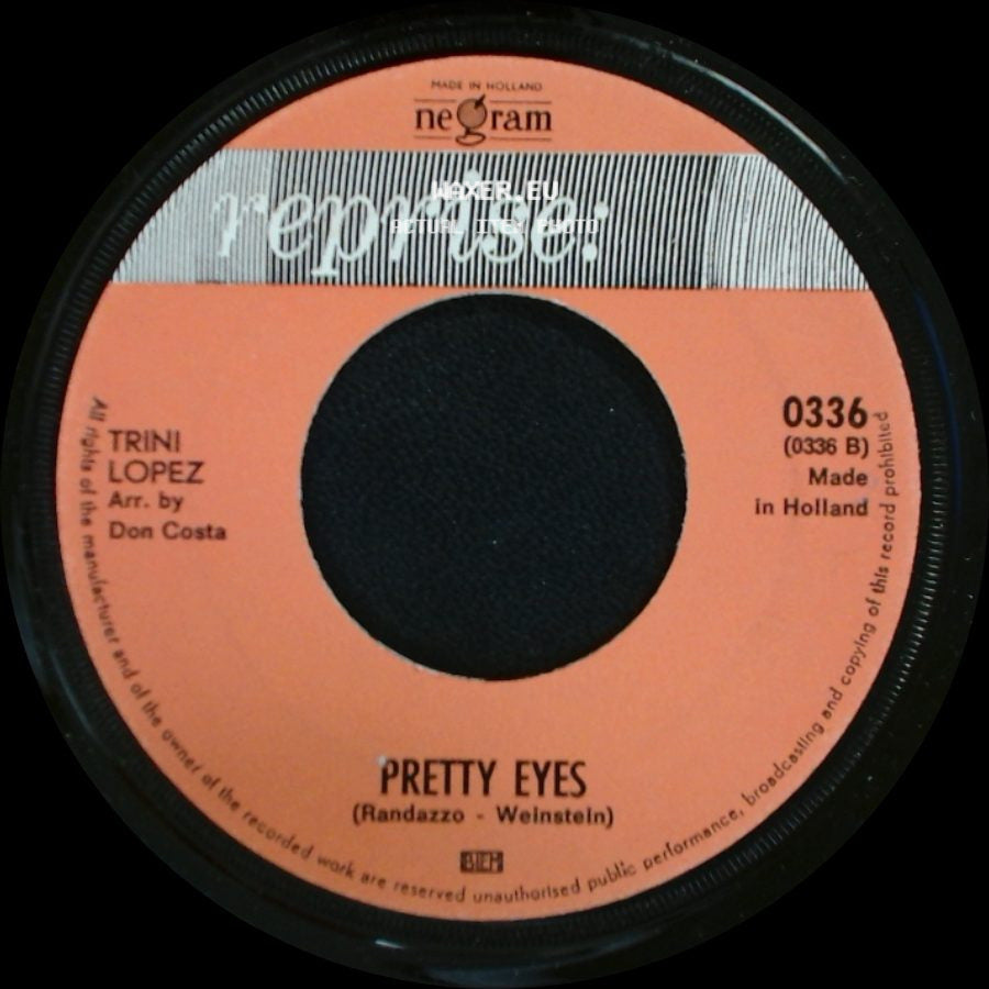 Trini Lopez - Lemon Tree / Pretty Eyes side B