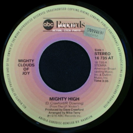 Mighty Clouds Of Joy - Mighty High / Touch Of My Soul side A