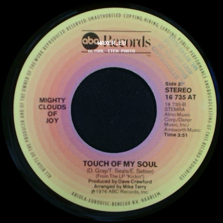 Mighty Clouds Of Joy - Mighty High / Touch Of My Soul side B