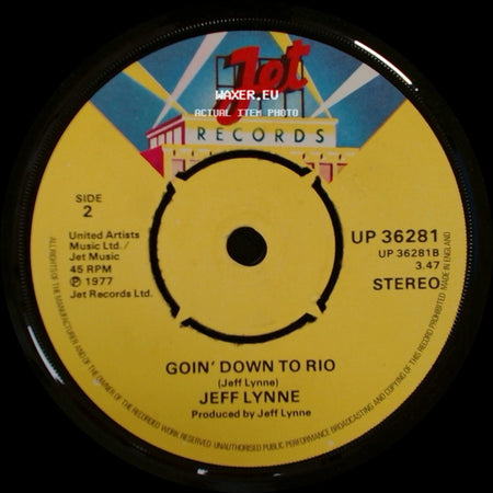 Jeff Lynne - Doin' That Crazy Thing / Goin' Down To Rio side B
