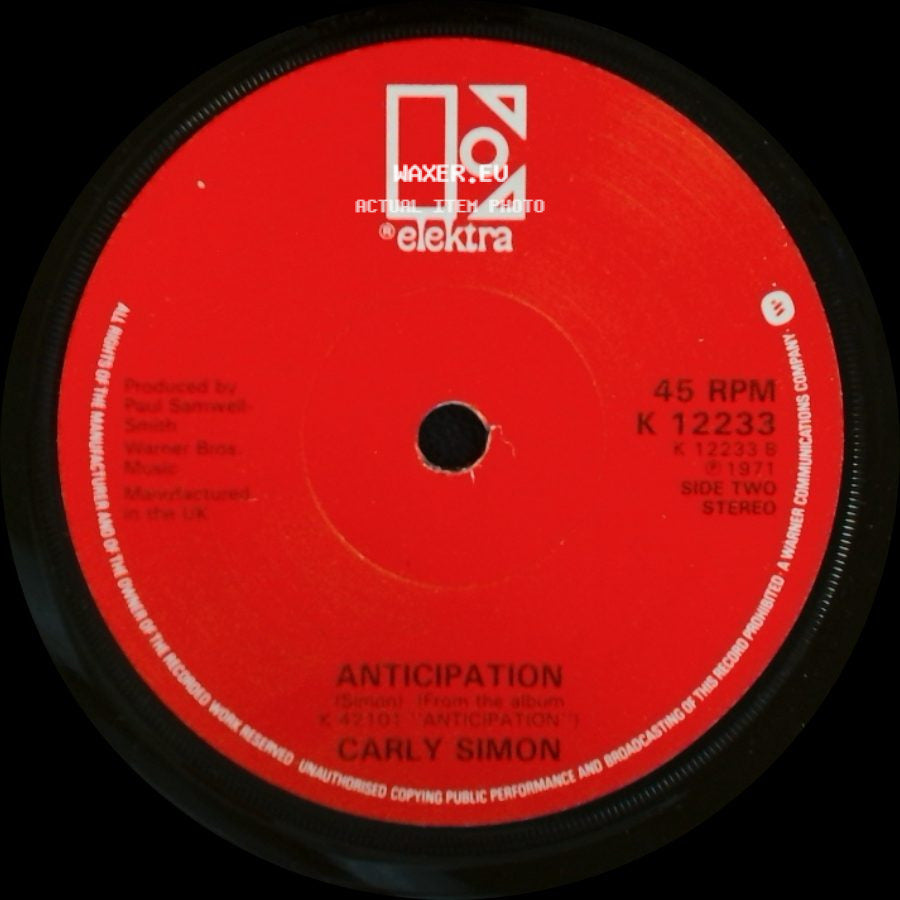 Carly Simon - You're So Vain / Anticipation side B