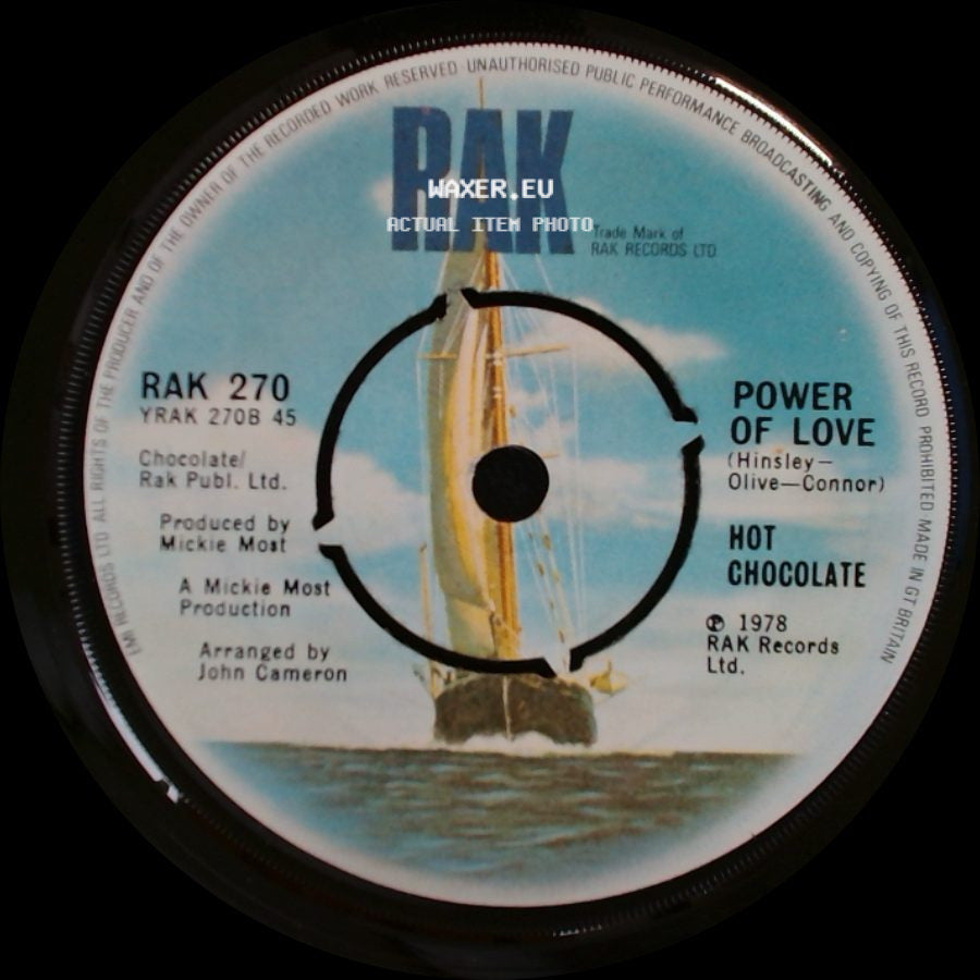 Hot Chocolate - Power Of Love / Every 1's A Winner side A