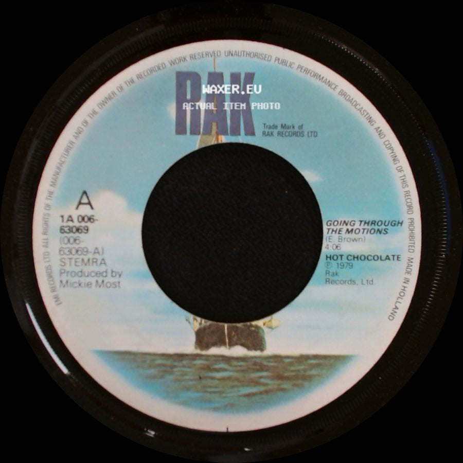 Hot Chocolate - Stay With Me / Going Through The Motions side B